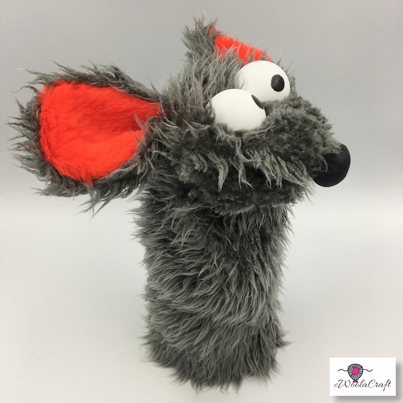 Mr Rat hand puppet for kids | Etsy