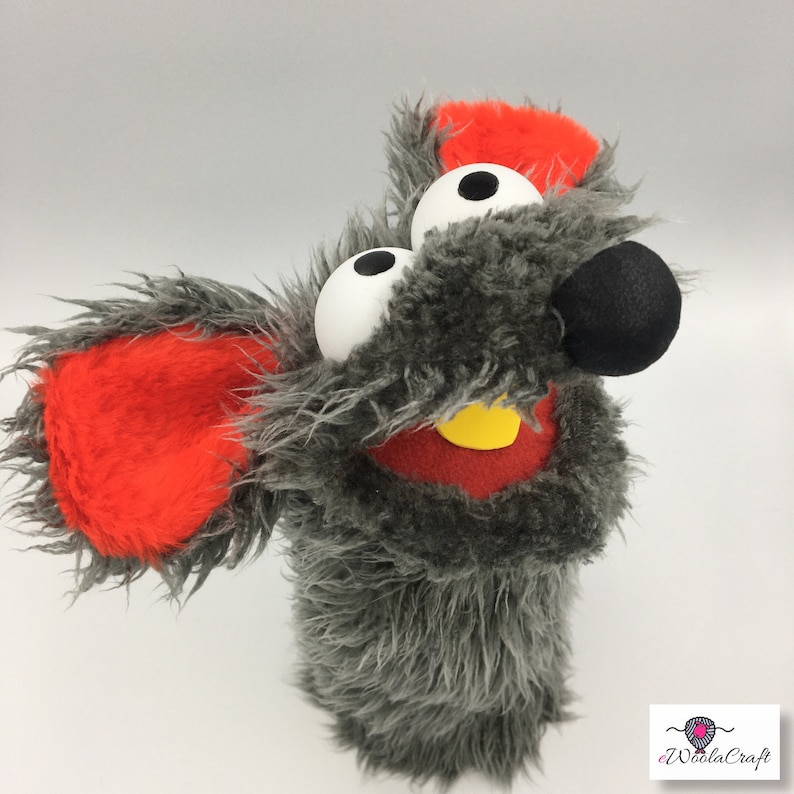 Mr Rat hand puppet for kids | Etsy