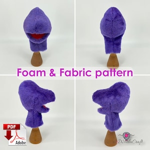 The bulb-shaped puppet&#39;s head PATTERN