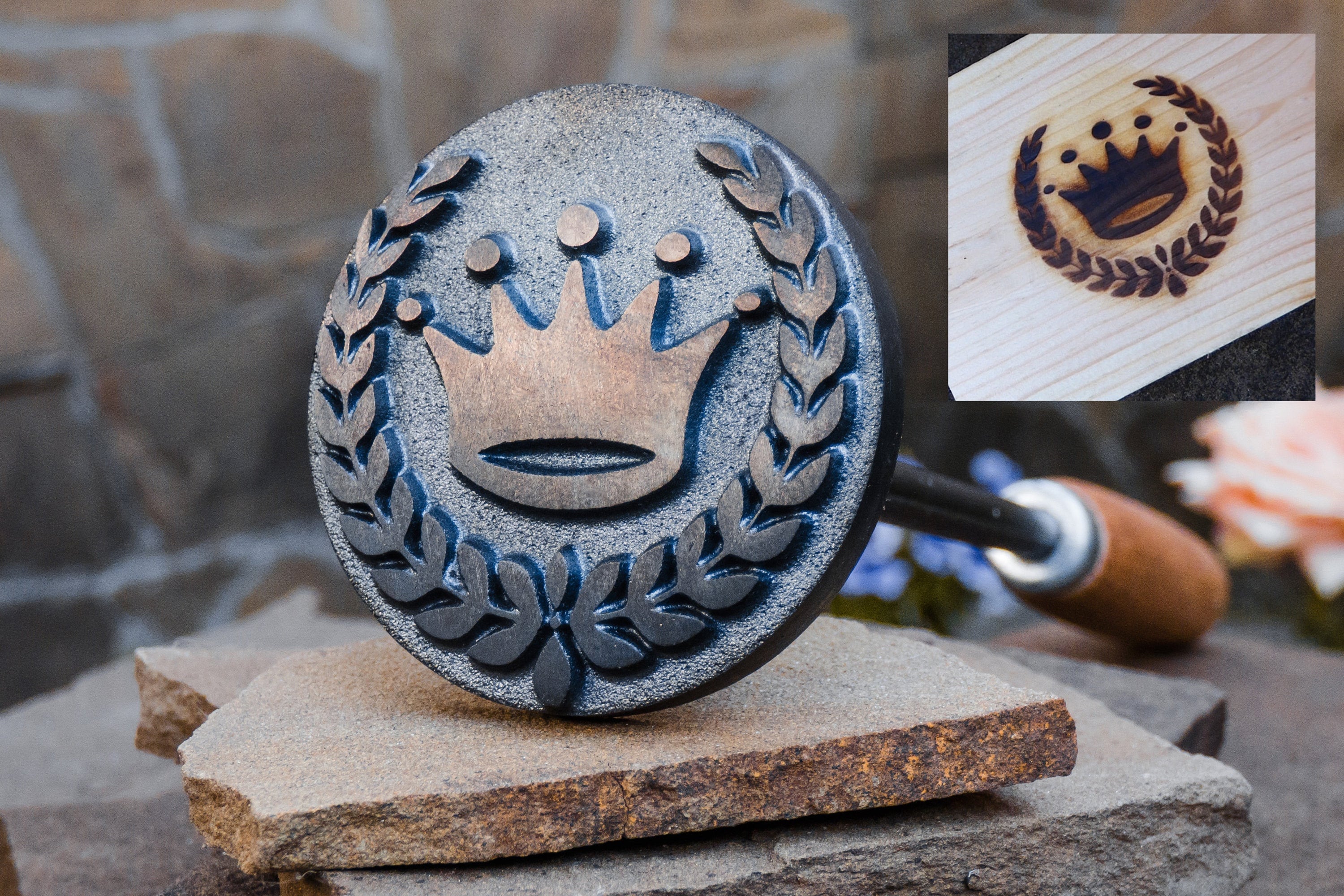 Custom branding Iron for wood burning stamp Tools for Etsy