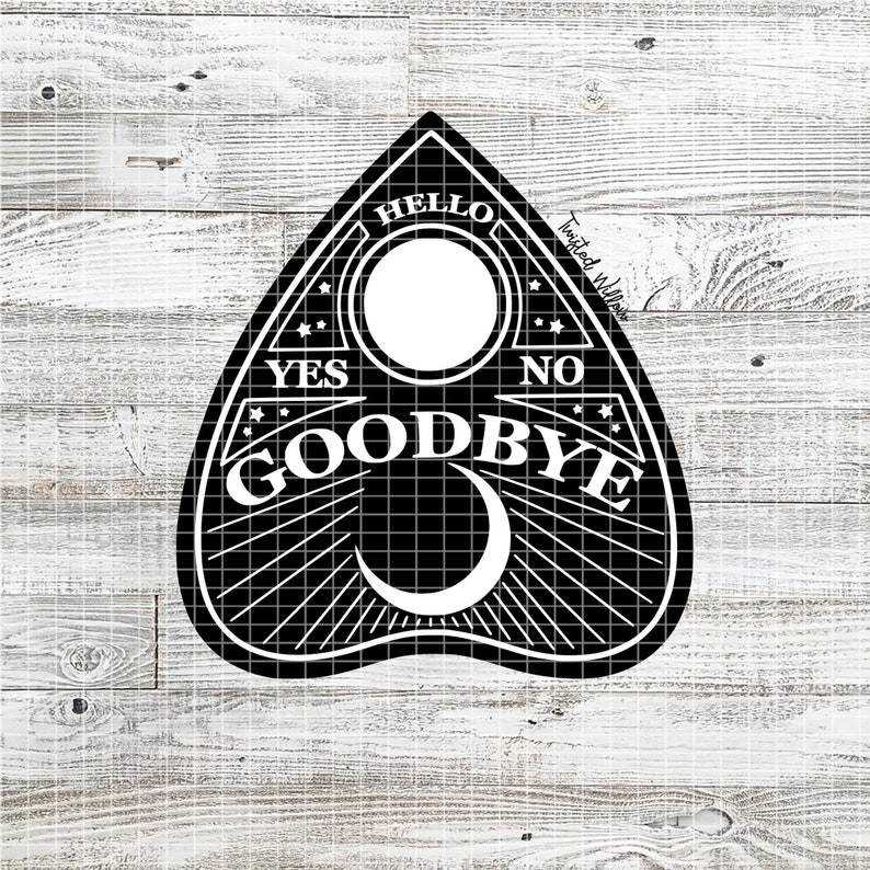 Ouija Planchette svg png pdf dxf image 0