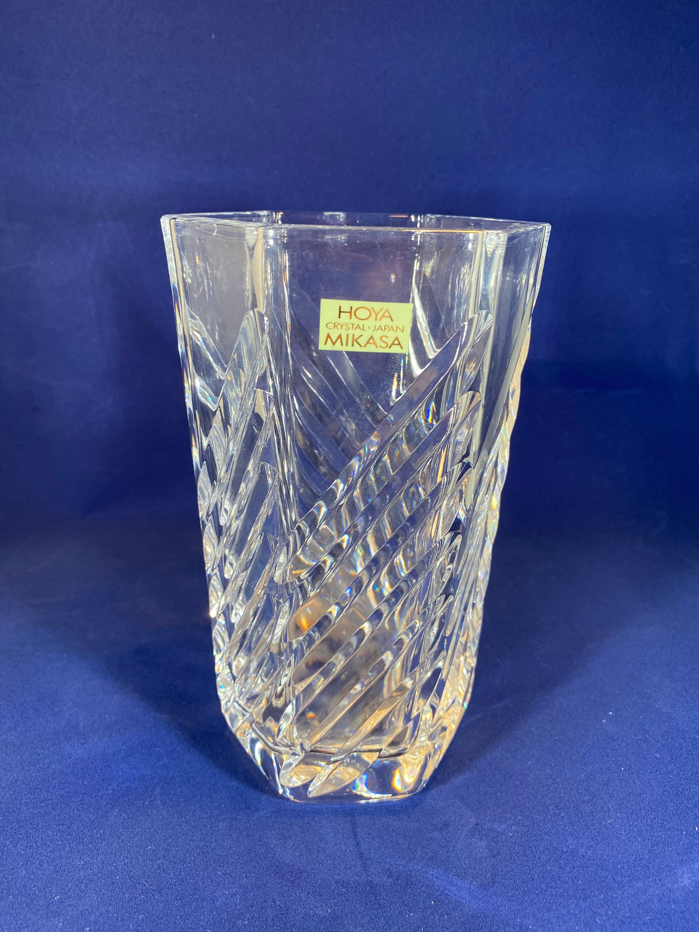 武蔵野東・西線竣工記念　HOYA CRYSTAL VASE Hoya Crystal Vase - Etsy