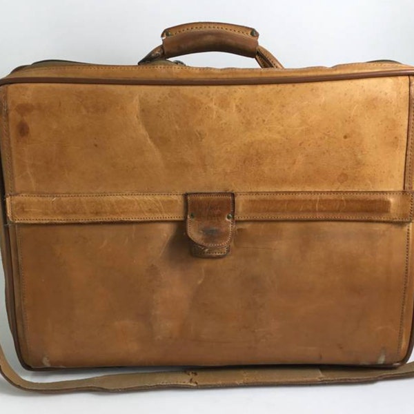 Hartmann Leather Briefcase Etsy