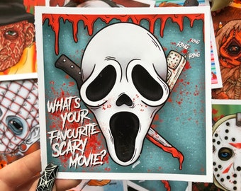Ghostface print