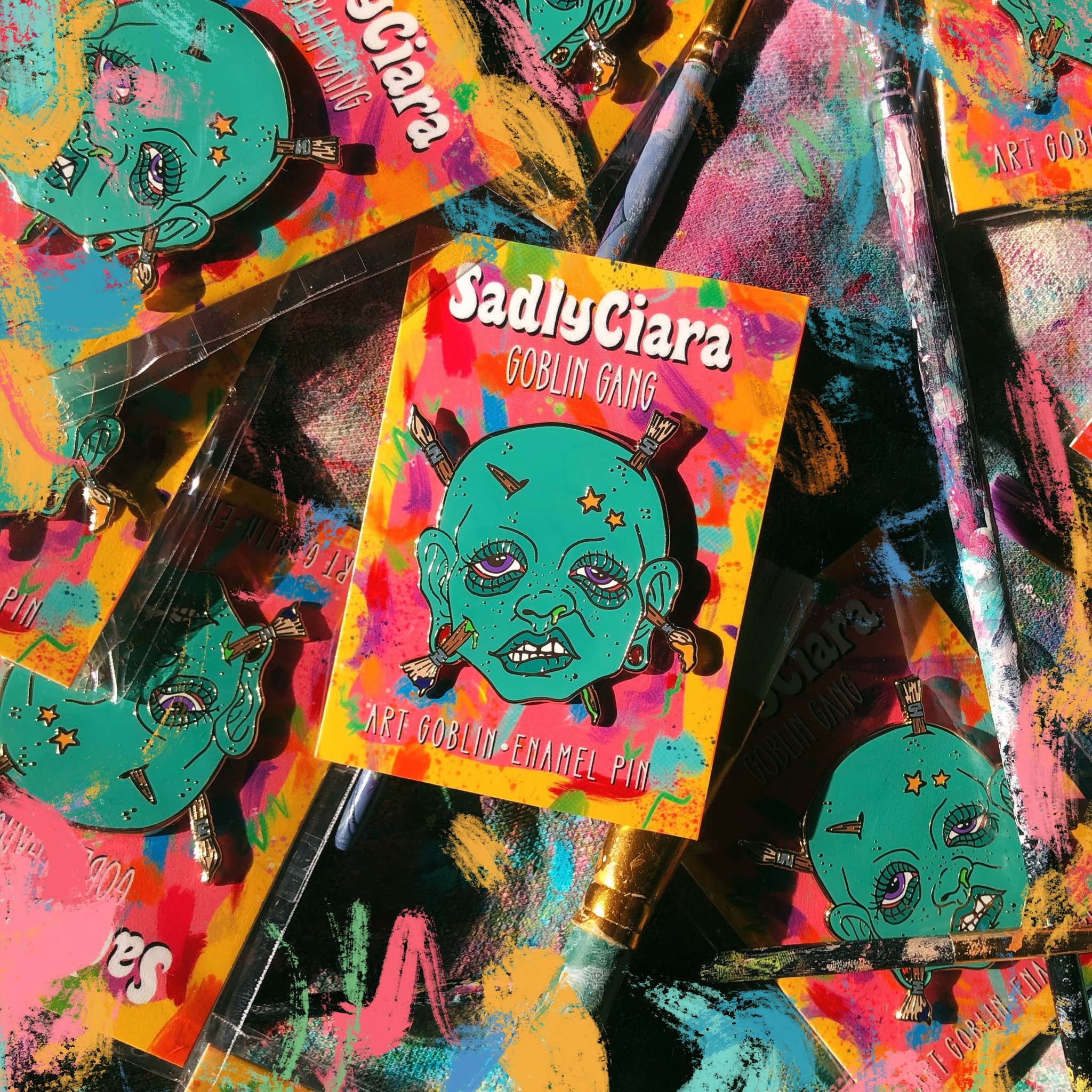 Buy ART GOBLIN Enamel Pin Online in India - Etsy