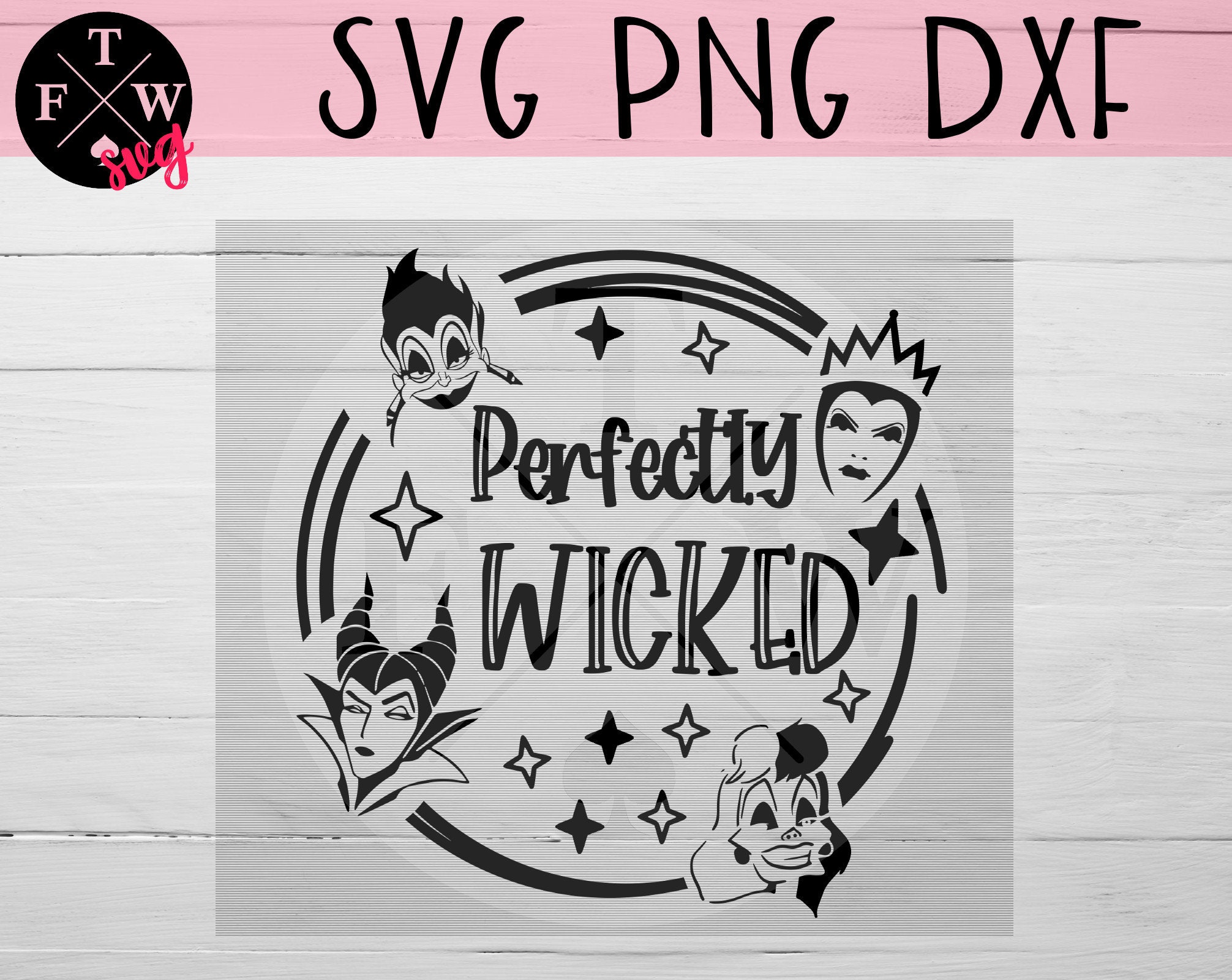 SVG | Villains file | Disney Villains Svg | Disney Trip SVG | Disney Vacati...