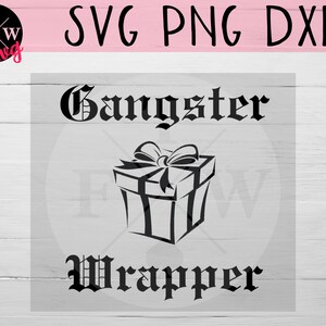 Gangster Wrapper SVG | Weihnachten SVG | Lustige Weihnachten Svg | Gangster Rapper Svg | Lustige Weihnachtsdatei