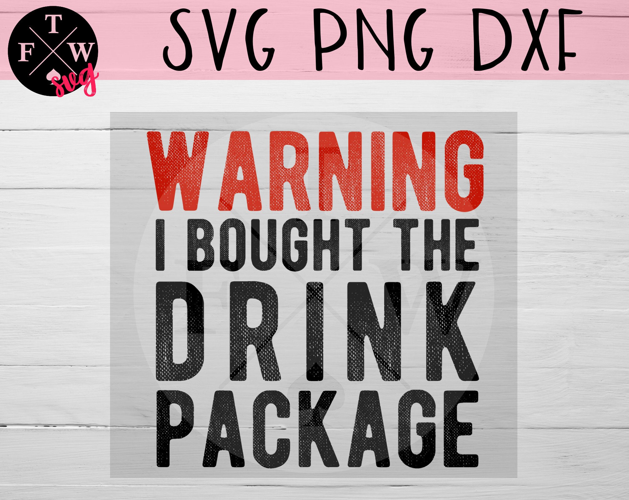 Warning I Bought the Drink Package SVG Cruise Svg Trip Svg Instant ...