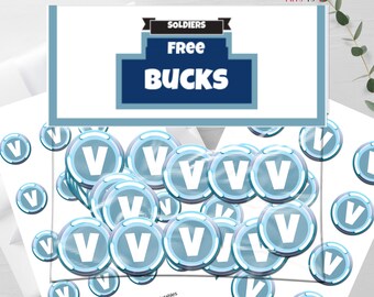 V dollars Etsy graphic relating to V Bucks Printable titled V dollars Etsy