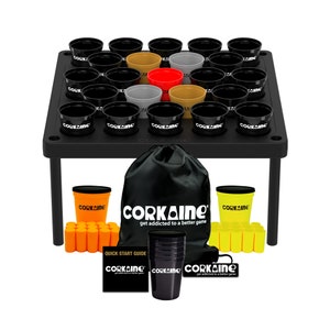 Corkaine - The Addicting Cork Toss Game - The Best Outdoor/Indoor Yard Game to Play with Family, Friends, and Adults
