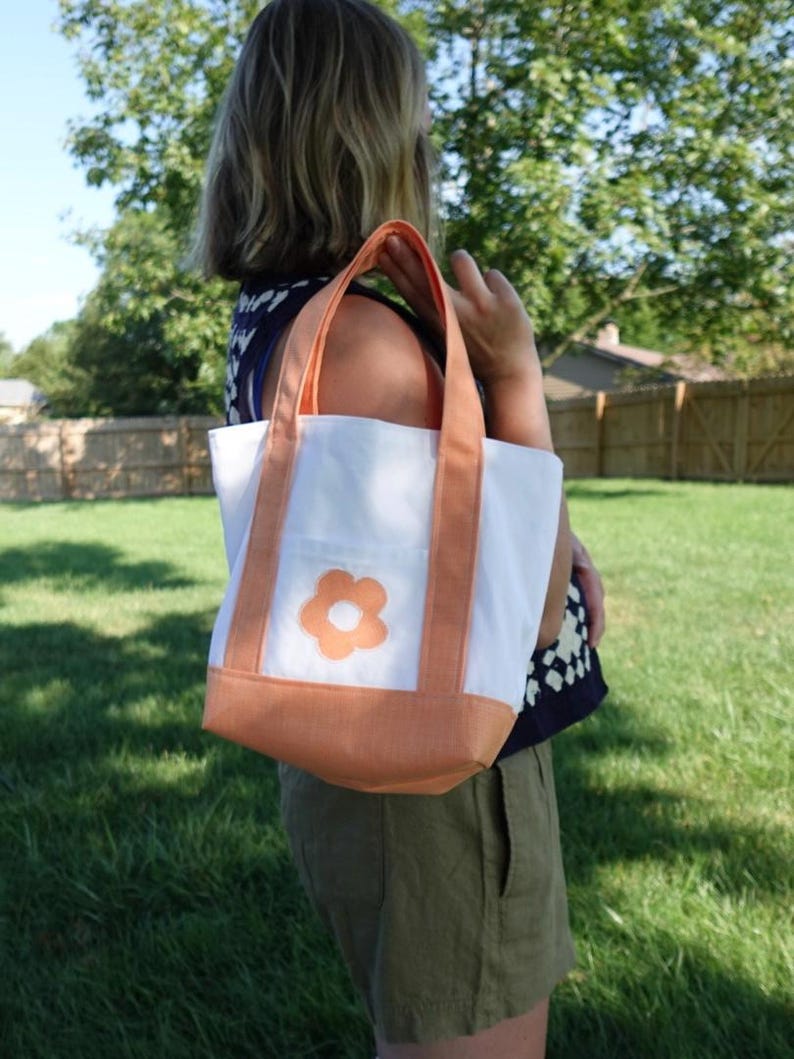 Canvas Tote Bag PDF Sewing Pattern & Instructions | Instant Download ...