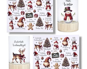 Ilka Parey Weihnachtssticker Rub On Sticker Weihnachtsmotive Elfe