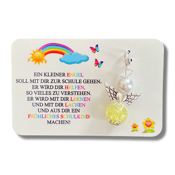 Scinzene Schulkind 2025 Geschenkset Für Mädchen - Socken, Schlüsselanhänger, Karte