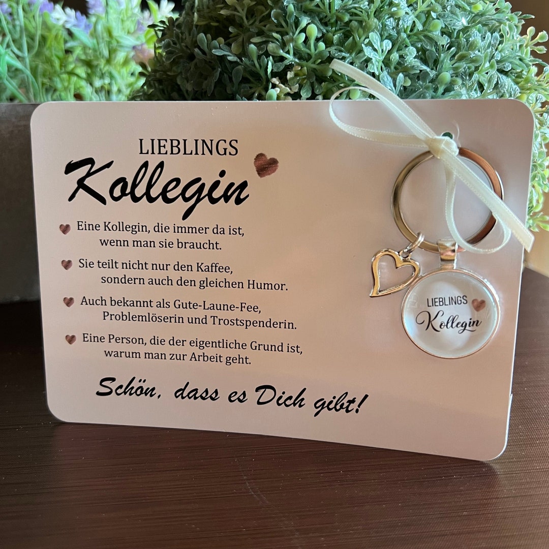 Geschenk Für Kollegin Zum Geburtstag LIEBLINGS Kollegin Geschenk Geburtstag Karte Geschenkset
