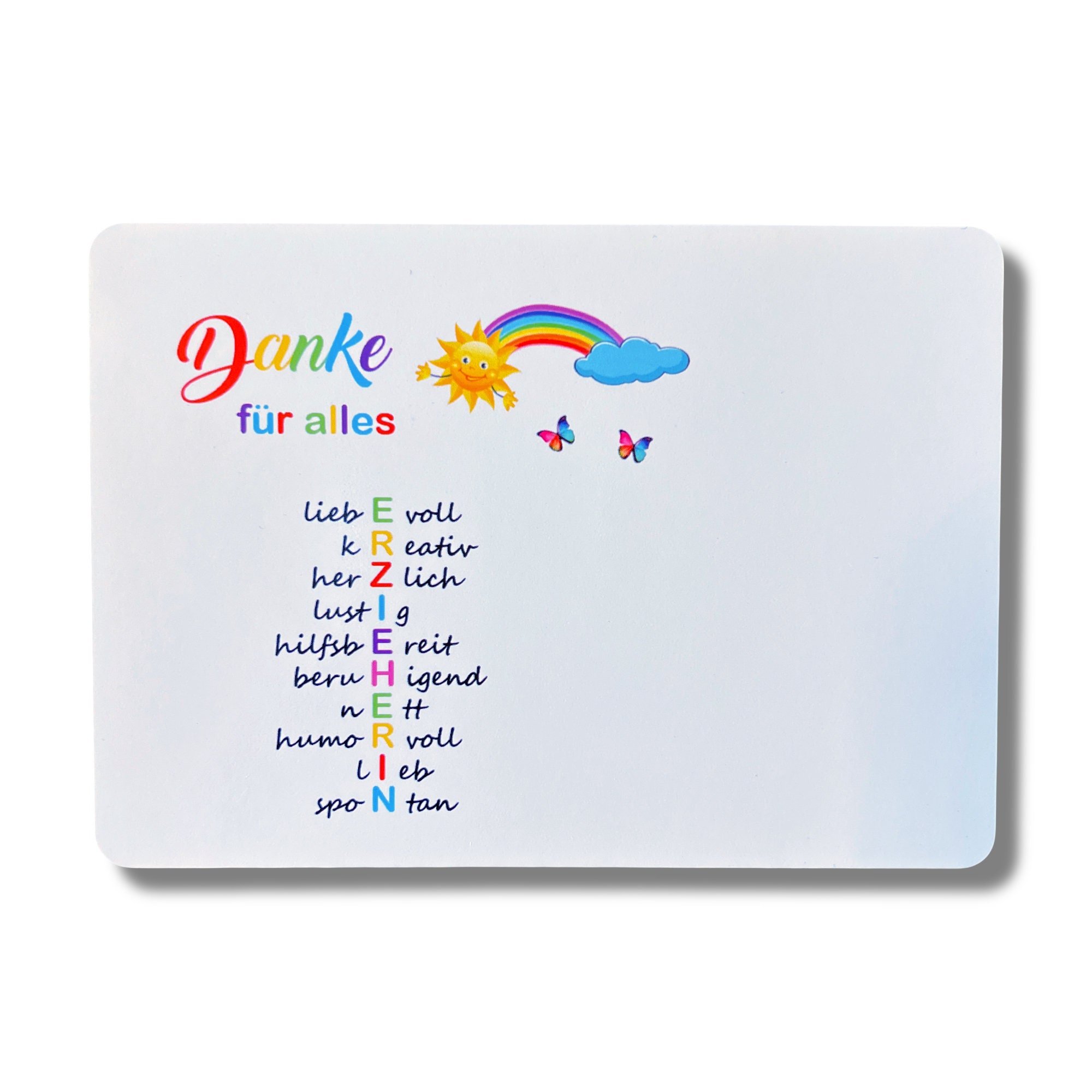 Thank You Notes For Kindergarten Teachers