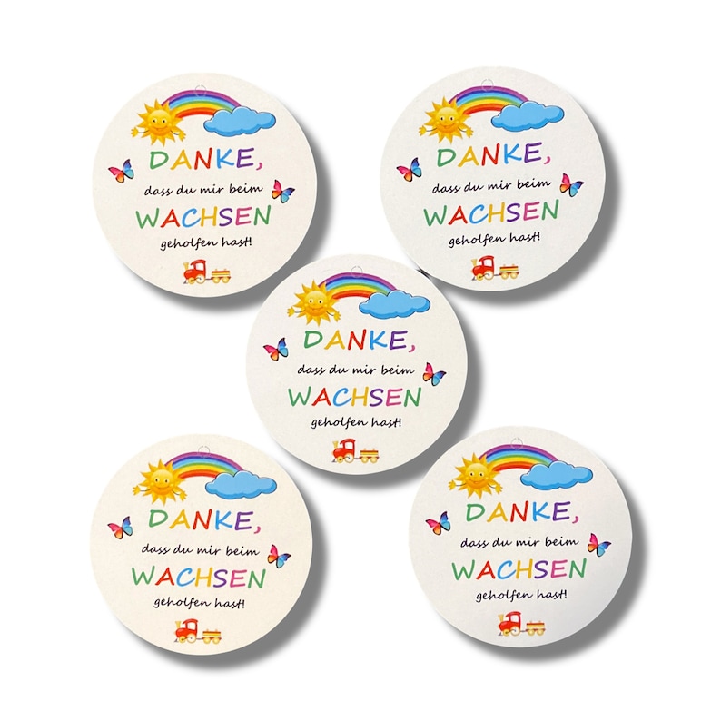 Danke Dass Du Mir Beim Wachsen Hilfst Danke, dass du mir beim Wachsen geholfen hast Geschenkanhänger Abschied