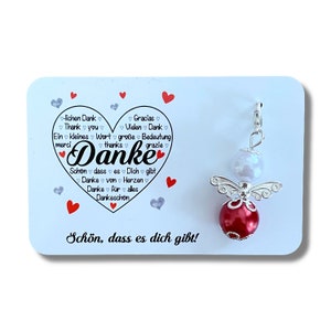 Schutzengel Schlüsselanhänger DANKE für alles Karte Geschenk für besondere Menschen Engel