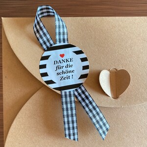 BaiDekun Abschiedsgeschenk Set - Kosmetiktasche, Schlüsselanhänger & Karte