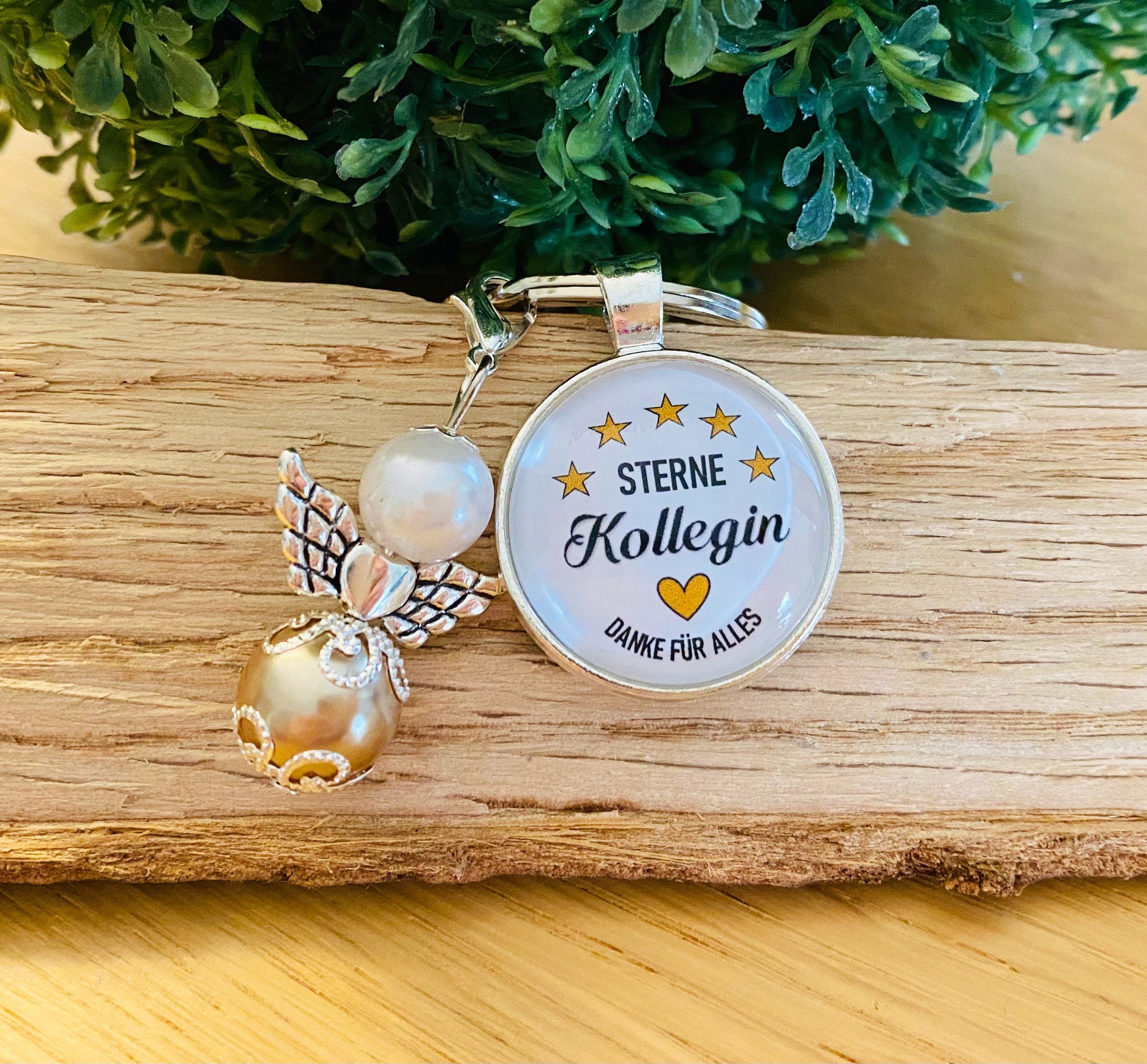 Kollegin Danke für alles Geschenk Perlenengel Schutzengel Etsy