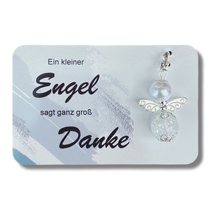 Schutzengel Schlüsselanhänger Ein kleiner Engel sagt Danke Karte Geschenk für besondere Menschen Engel
