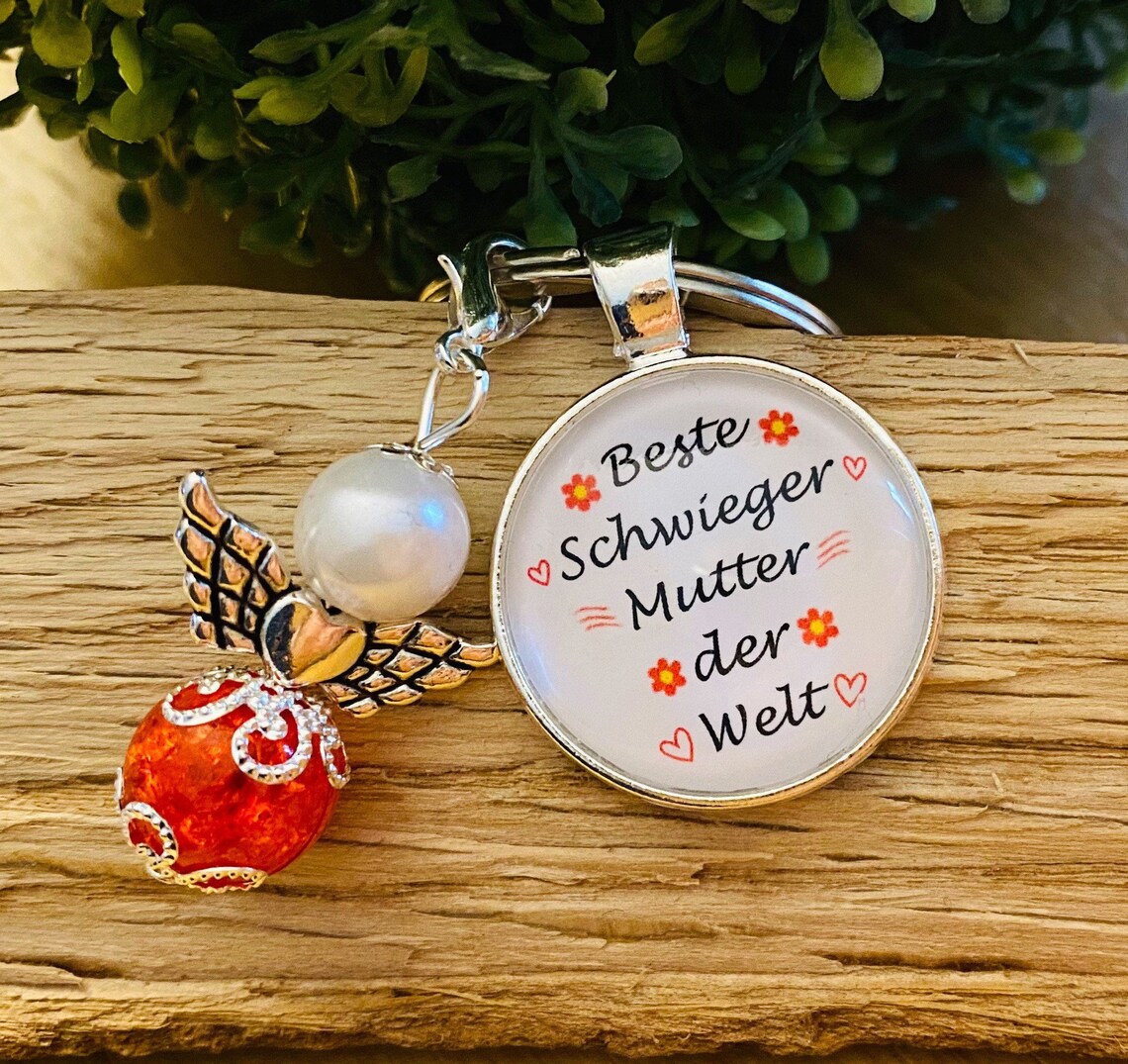 Geschenk Schwiegermutter Perlenengel Schutzengel Beste Etsy