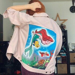 Ariel Painted Jacket - Etsy