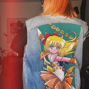 Sailor Moon Denim Jacket - Etsy