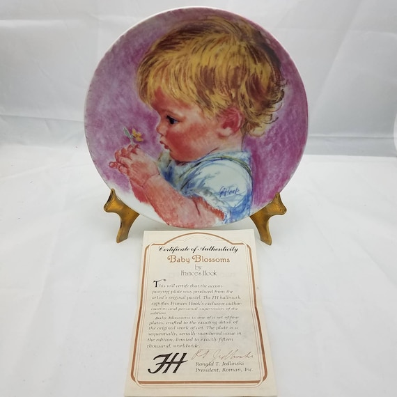 1982 Baby Blossoms By Frances Hook Collectors Plate