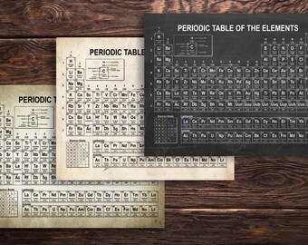 Periodic Table Etsy