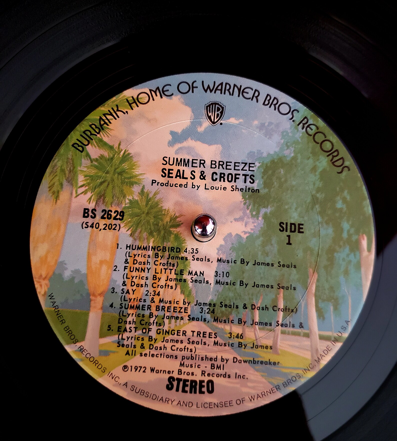 Seals & Crofts Summer Breeze LP BS 2629 Warner Bros. Etsy