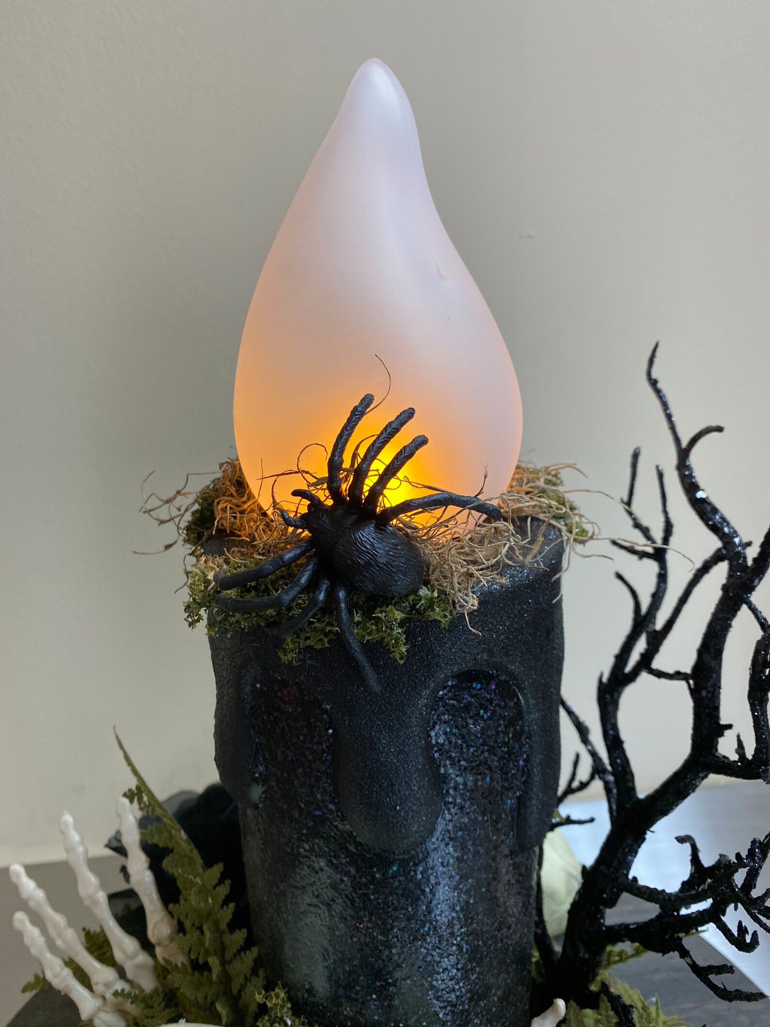 18 Inch LARGE CREEPY Skul Candle Home Decor Christmas Etsy