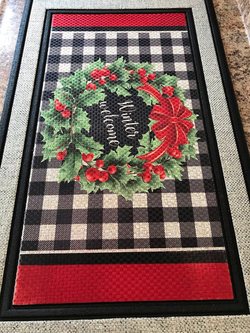 Winter Doormat Design SUBLIMATION PNG 300DPI Etsy