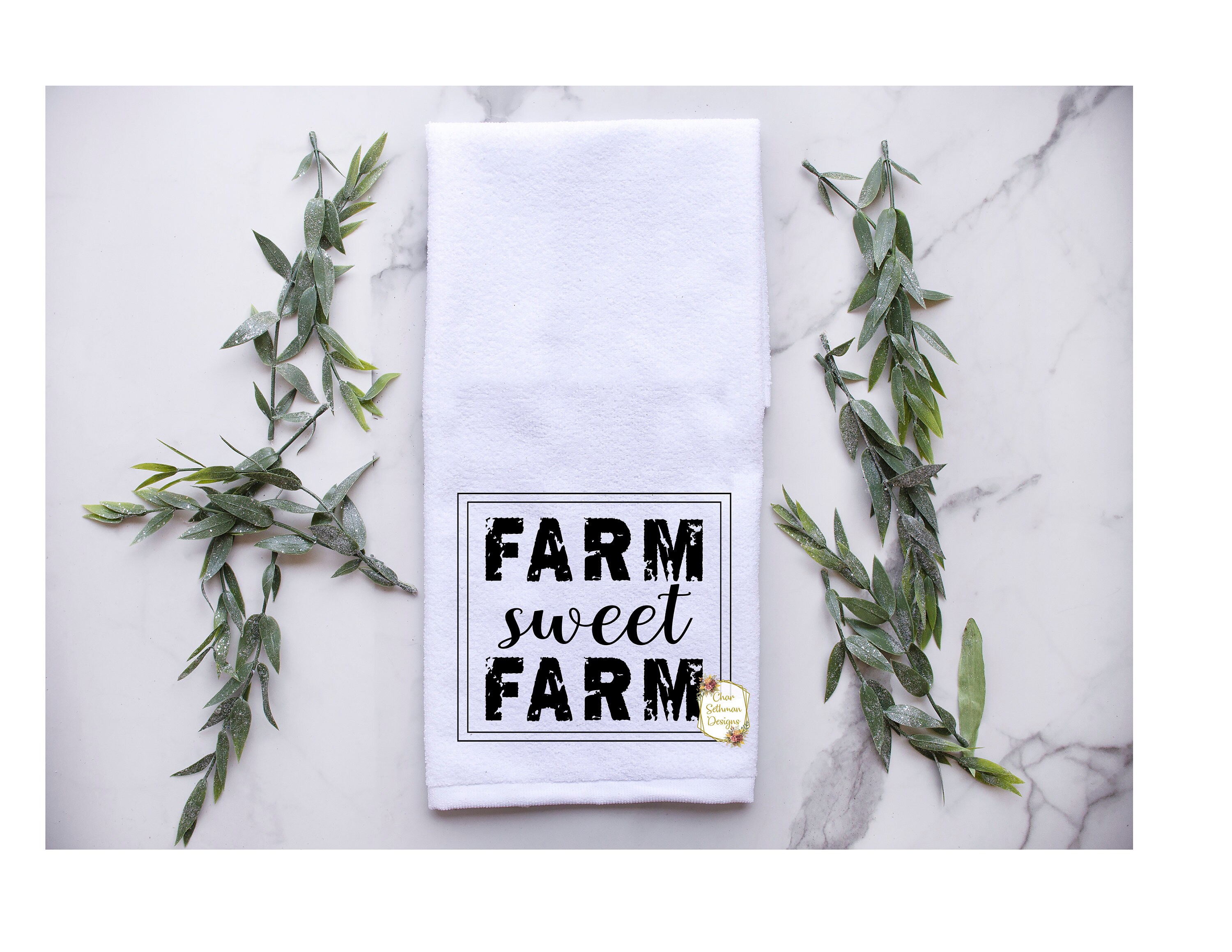 Home Sweet Home Kitchen Towel Etsy
