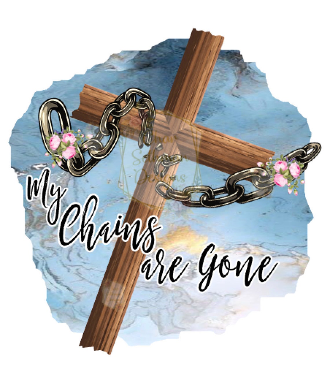 My Chains are Gone Sublimation PNG instant download Etsy
