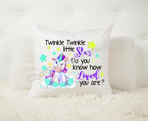 Twinkle twinkle little star Sublimation Sublimated pillow | Etsy