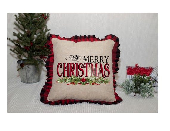 Cute Christmas flowers Sublimation Pillow Design (2874629)