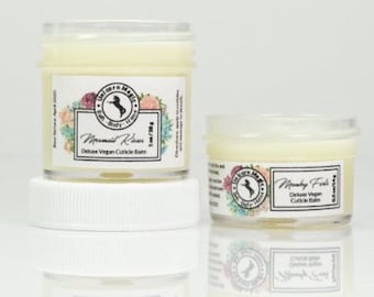Deluxe vegan cuticle balm - handcrafted with quality ingredients - you select scent over 130 to choose from