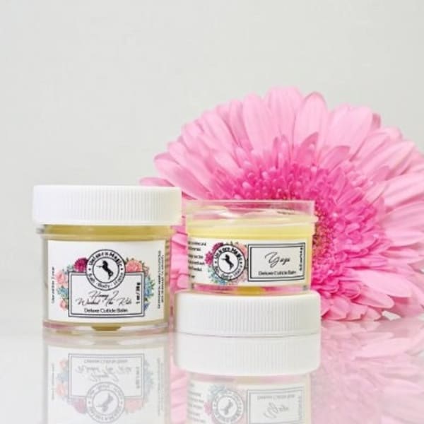 Deluxe cuticle balm - handcrafted with quality ingredients - you select scent over 130 to choose from