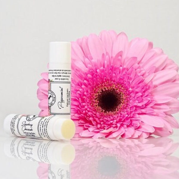 Deluxe Lip Balm  -  handcrafted with quality ingredients -  you select flavor/scent