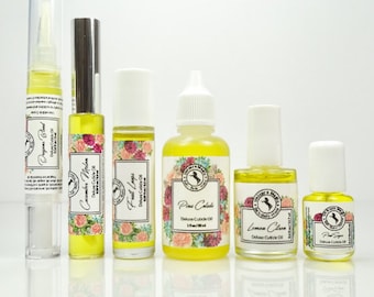 Deluxe cuticle oil - handcrafted with quality ingredients - vegan option available - you select scent over 130 to choose from