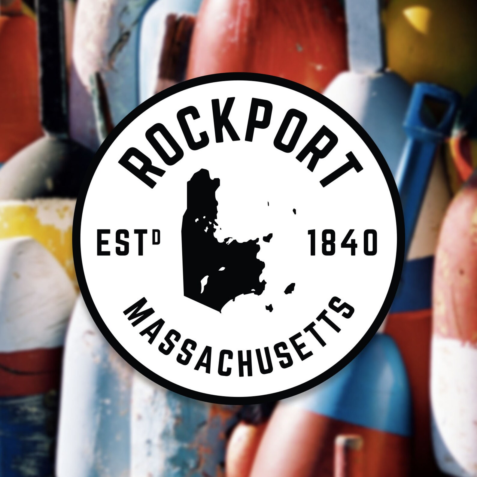 Rockport Massachusetts Color Diecut Outdoor Vinyl Sticker Etsy New