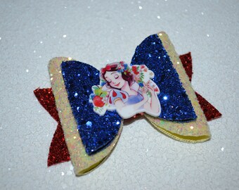 Princess Glitter Dog Bows