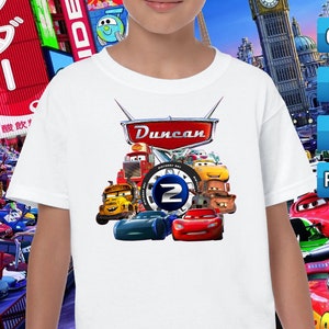 Camicia da festa di compleanno degli FlashPoint - Pronta per la stampa di file digitali, ferro su clip art di trasferi per camicia fai da te