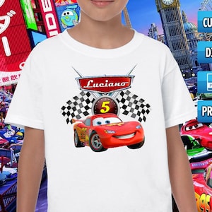 Camicia da festa di compleanno degli FlashPoint - Pronta per la stampa di file digitali, ferro su clip art di trasferi per camicia fai da te