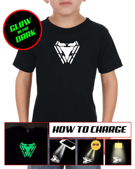 avengers glow in dark t shirt