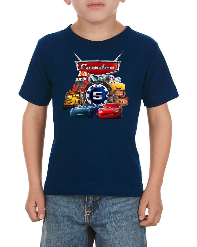 Cars 3 Birthday Shirt Race Car Birthday Shirt Disney Cars Etsy