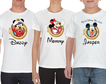Zauberhafte Disney Cruise T-Shirts - Familien Set für unvergessliche Ferien