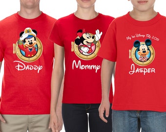 Disney Familien-Kreuzfahrt Urlaub T Shirts - 2025