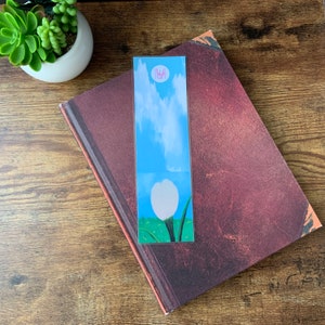 Boekenlegger met een tulip, 1stk
