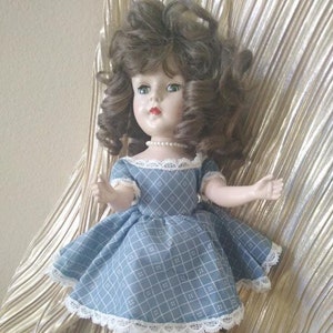Doll Vintage American Character Hard Plastic 15&quot; Doll 1950&#39;s  U.S. Seller